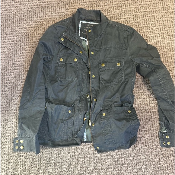 Like New J Crew Field Jacket Dark Green Size Small - Picture 5 of 5